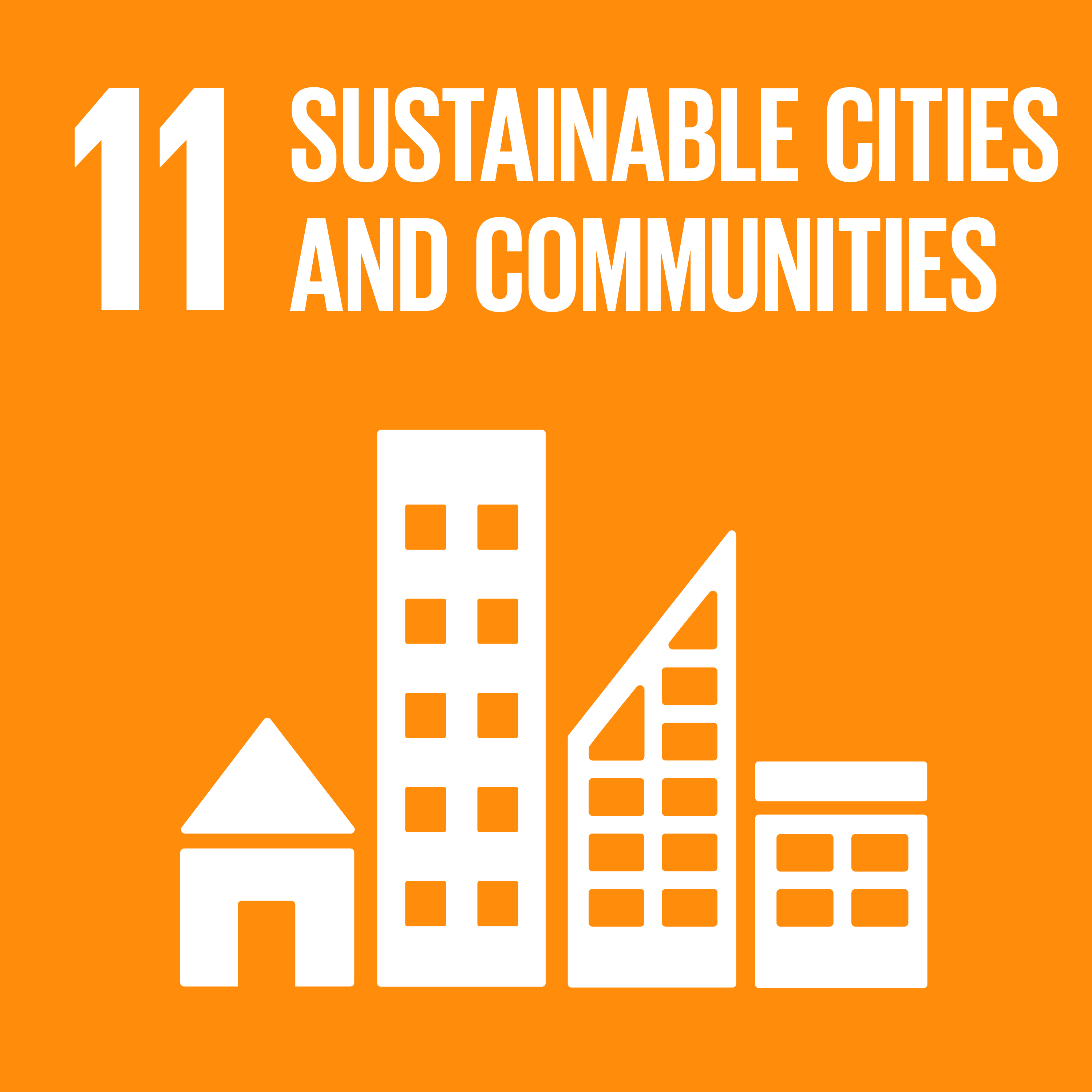 UN SDG 11: Sustainable Cities and Communities Logo